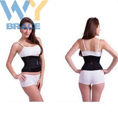 China Antibacterial Women Waist Trimmer Belt Balance Curves Trainer Adjustable Sauna Stomach Body Wrap And Back Lumbar Support Weight Loss Belly for sale