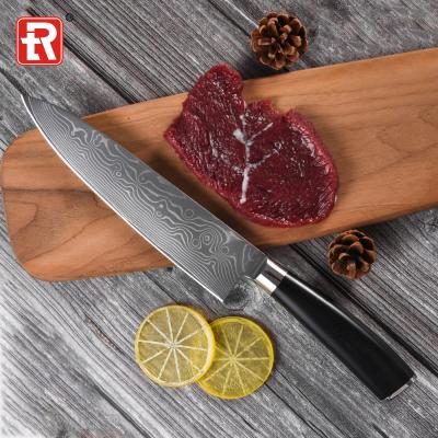 China RUITAI Sustainable High End Multiuse Cooking G10 Handle Japanese Kitchen Chef Knife vg10 Damascus Knife for sale