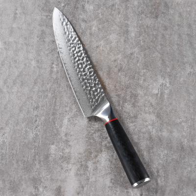 China Viable Luxury Blue Ruitai Resin Handle Damascus Knife Germany Stainless Steel Kitchen Chef Knife for sale