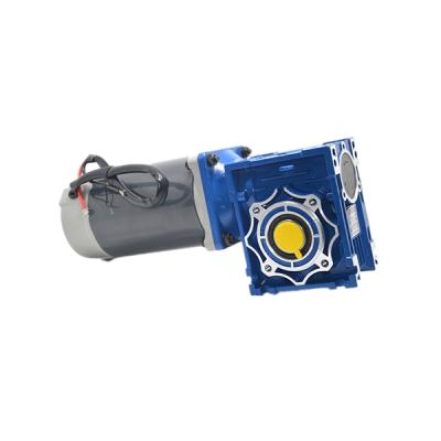 China BOAT brush motor 90ZYT DC 150w 480N.m dc gear motor with nmrv30 reducer worm gear motor for sale