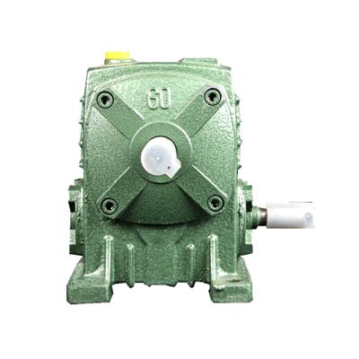 China Factory wp type gear reducer motor wpa60 wps60 worm reduction box for shaft output for sale