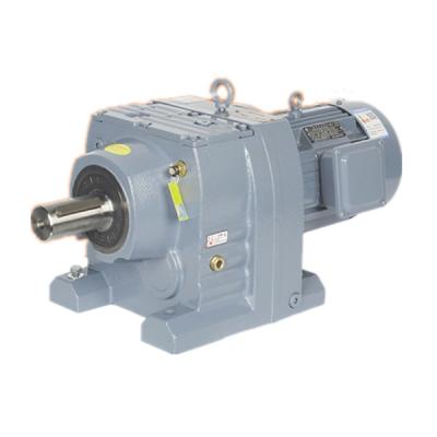 China Mining Gear Reducer R Series Helical Gearbox With Flange Installation for sale