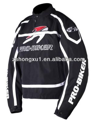 China Black Anti-UV 100% Motorcycle Jacket Polyester Motorcycle Jacket for sale