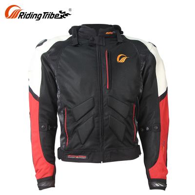 China 100% Polyester Anti-UV Outdoor Jacket With Protectors Crane Outdoor Motorcycle Wear for sale