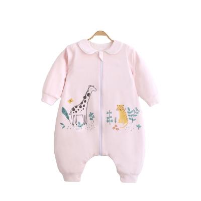 China High Quality Custom Bamboo Cotton Double Sleeping Bag Spandex Organic Cotton Knit Sleep Bag Suit Baby Sleeping Bag for sale