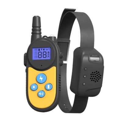 China 1000m Walkie Talkie Electric Shock Pet Padded Professional Remote Slave Dog Training Collar for sale