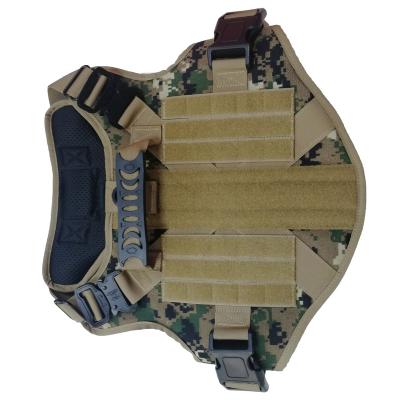 China Service Products Military Dog Harness Padded Military Dog Collar & Harness for sale