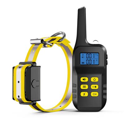 China T720 Amazon Viable Success Remote Range 1000 Meters Waterproof Rechargeable Dog Shock Vibration Training Collar for sale