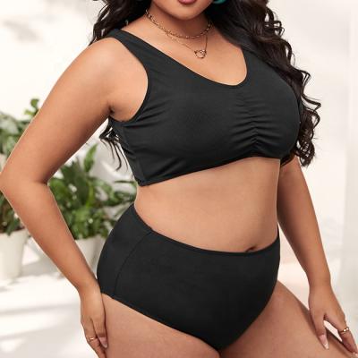 China 2022 Custom Factory Design Black Bikini Plus Size Swimsuit Summer Classic Swimwear for sale