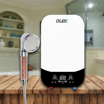 China ELCB Leakage Protection Modern Style 8KW Tankless Water Heater With 2.5 GPM Te koop