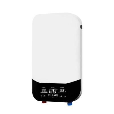 China 8KW Smart Constant Instant Electric Tankless Water Heater with Touch Screen Control Te koop