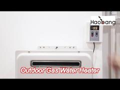 110-220v ng natural gas water heater outdoor 18l with double pipe