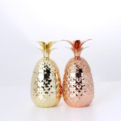 China Viable Most Popular Stainless Steel Pineapple Mug 350ml Cute Cute Bear Copper Mug for sale