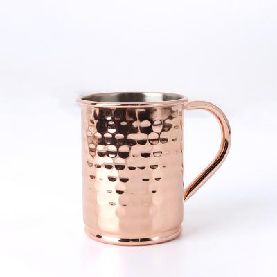 China Sustainable Low Price Handle Metal Coffee Mug Rise Tumbler Stainless Steel Travel Mug for sale