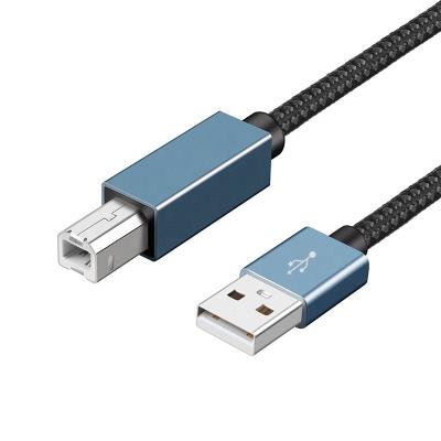 China High Quality COMPUTER Printer USB2.0 Cable Nylon Braided USB Type A To Type B High Speed ​​Cord Cable for sale