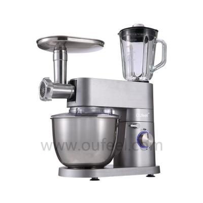 China Design 1500W Tilt Head Die Casting Stand Mixer Kitchen Appliances Food Cake Mixer With Bowl for sale