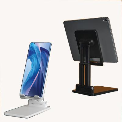 China Aluminum Adjustable Foldable Mobile Phone Bracket Stand Height Tablet Stand Angle Phone Desk Holder for sale