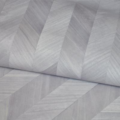 China Free Sample New Design Traditional Color New MYWIND Metallic Light Gray Real Wood Veener Wallpaper For Hotel Decoration Home Wallcoverings for sale