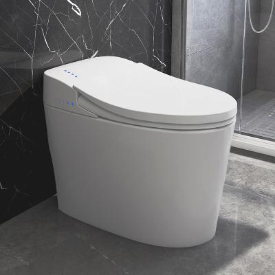 China Modern One Piece Ceramic Pulse Solenoid Auto Wc Automatic Operation WaltmalHigh Quality Bathroom Siphonic Smart Toilet Smart Toilet for sale