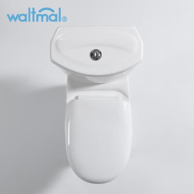 China Asia Market Malaysia Singapore Hotel Design Bathroom Luxury Ceramic One Piece Toilet Automatic Operation Washdown S Trap Big Size Bidet for sale