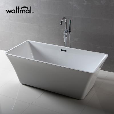 China 2018 hot sale freestanding cUPC shiny acrylic rim small freestanding bathtub for sale