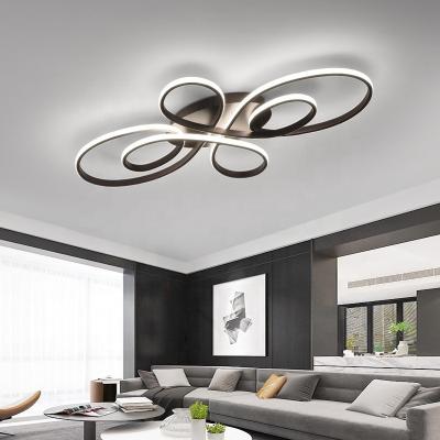 China Minimalist Indoor Modern Decorative Bedroom Living Room 90W Surface Mounted Led Ceiling Light and Lamp for sale