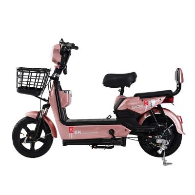 China Warehouse China Electric Bike Wholesale E-Bike 48V High Carbon Steel Tire 20 Inch Most Popular Electric Bicycle for sale