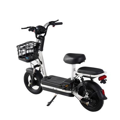 China 350W 48V Lithium Battery High Carbon Steel Electric Bicycle Ebike for sale