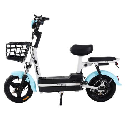 China New Model High Carbon Steel E-Bike High Carbon Steel Lead Acid Battery Bicycle 350W Electric Bicycle for sale