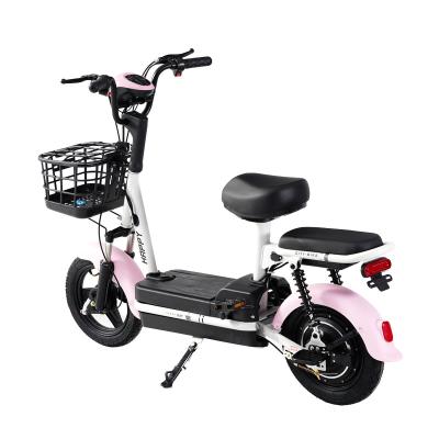 China Factory Supply High Carbon Steel Electric Bike With 350W Lithium Battery Ebike Wheel for sale