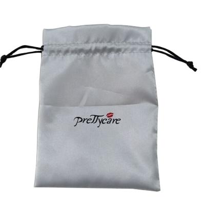 China Recycled Materials Small Stain Biodegradable Reusable Clothes Packing Bag Jewelry Pouch With Drawstring for sale