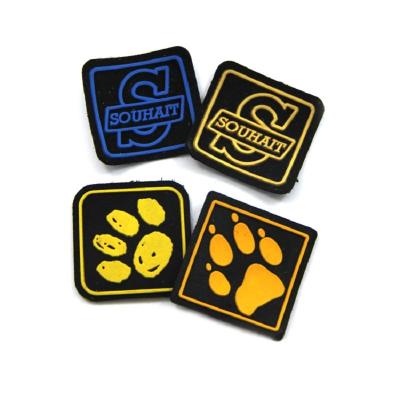 China 3D Factory Custom PVC 3D Eco-friendly Soft Plastic Rubber Patch Iron On for sale