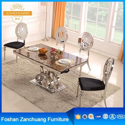 China Hotel banquet hall stainless steel acero comedor moderna Silla for sale