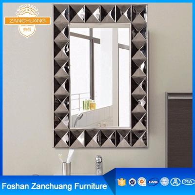 China Barber Shop Metal Mirror Designs Decorative Glass Wall Mirror for sale