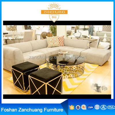 China Comfortable Home Furniture Italian Cheap Modern Glass Coffee Table Sets for sale