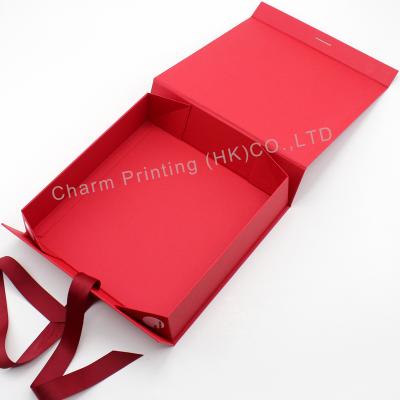 China Recycled Biodegradable Magnetic Folding Low Price Wig Materials Luxury Paper Ribbon Package Paper Box for sale