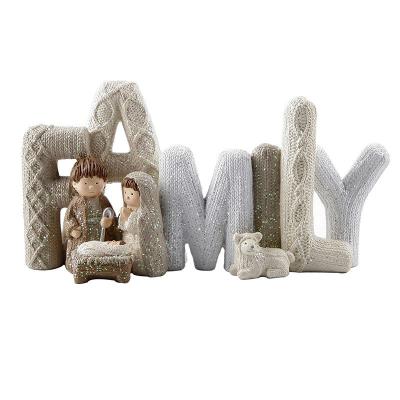 China Home Decoration Handicrafts European English alphabet decorations FAMILY home desktop decorations holiday gifts for sale