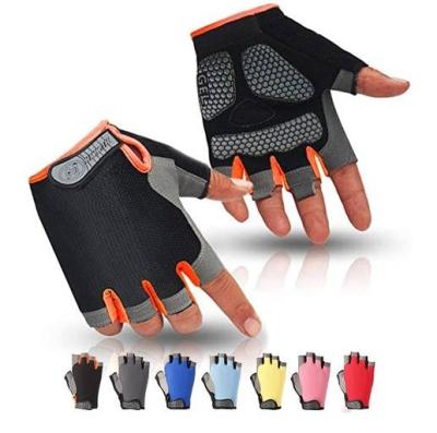 China Outdoor Sports Half-fingered Full Finger Summer Style High Elastic Breathable Mesh Cycling Gloves Riding Gloves Wear-Resistance Non-slip for sale