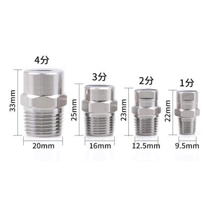 China High Hardness BSPT Vee Flat Fan Jet Nozzle, 1/4