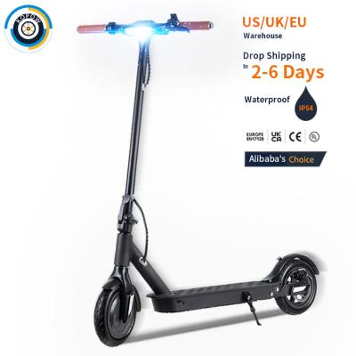 China Original DDP Unisex Drop Shipping US EU US Warehouse 350W Motor 8.5inch Two Wheel Foldable Adult Electric Scooter for sale