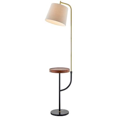 China ZG Industrial Modern Nordic Standing Led Floor Lamp With Usb Cafe Charging Platform For Bedroom Living Room Rsoort Hotel for sale