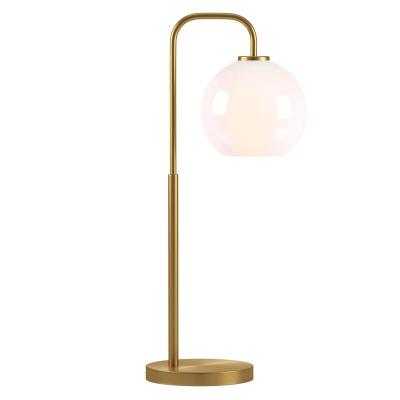 China Lighting Functions ZG Modern Simple Vintage Table Light Hotel Bedroom Arc Metal Led Desk Lamp With 1 5 A Usb Charging for sale