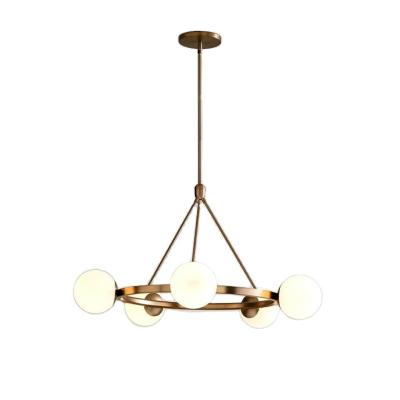 China Home Living Room Hayes Indoor Chandelier Light E12 or 6 of 5 ZG Decor Modern Movable Chandelier 6 Bulbs Light Socket for sale