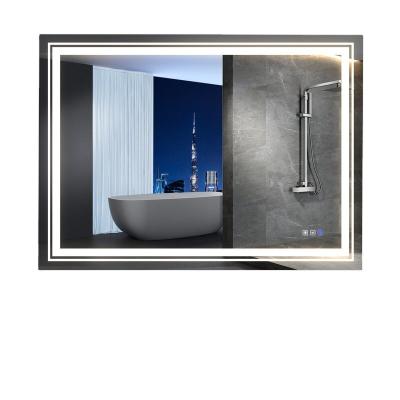 China ZG Modern Bath Mirror Espejo Smart Led Bathroom Mirror With Led Light Bathroom for sale