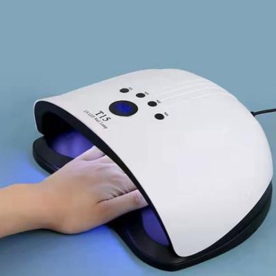 China Nail Art UV Nail Dryer LCD Show Gel Polish Gel Timers Smart Nail Curing UV Lamp With Phone Holder 270*220*117mm for sale