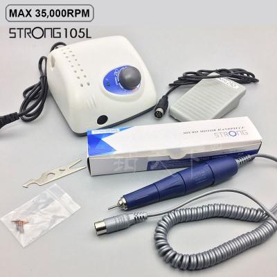 China Plastic Electric Manicure Machine Professional Strong Electrics Equip Pedicure Nail Drill Good Quality 2021 for sale