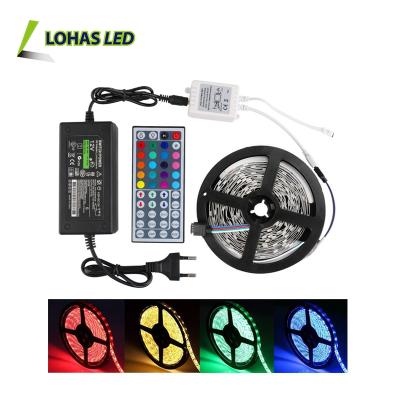 China Residential hot selling SMD 5050 2835 5630 60 leds/m 5m/roll waterproof flexible strip light IP65 12V RGBW RGB LED for sale