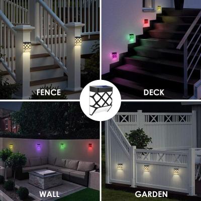 China Outdoor Garden Garden Light RGBW 1W Solar Dusk to Dawn Auto Sensor LED On/Off Solar Light for sale