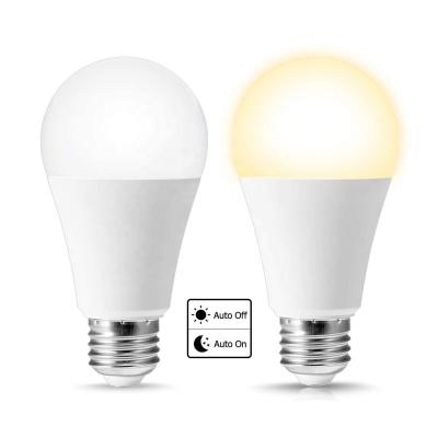 China LOHAS A19 A60 110-240V LED Sensor Bulb 10 Watt 12 Watt Dusk To Dawn Sensor LED Bulb Lights Replace 100W Halogen Bulbs for sale