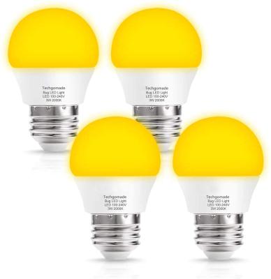 China LOHAS 3W G14/G45 Insect Bulb Residential LED Mosquito Repellent Bulb Amber Light LED Yellow Night Light for sale